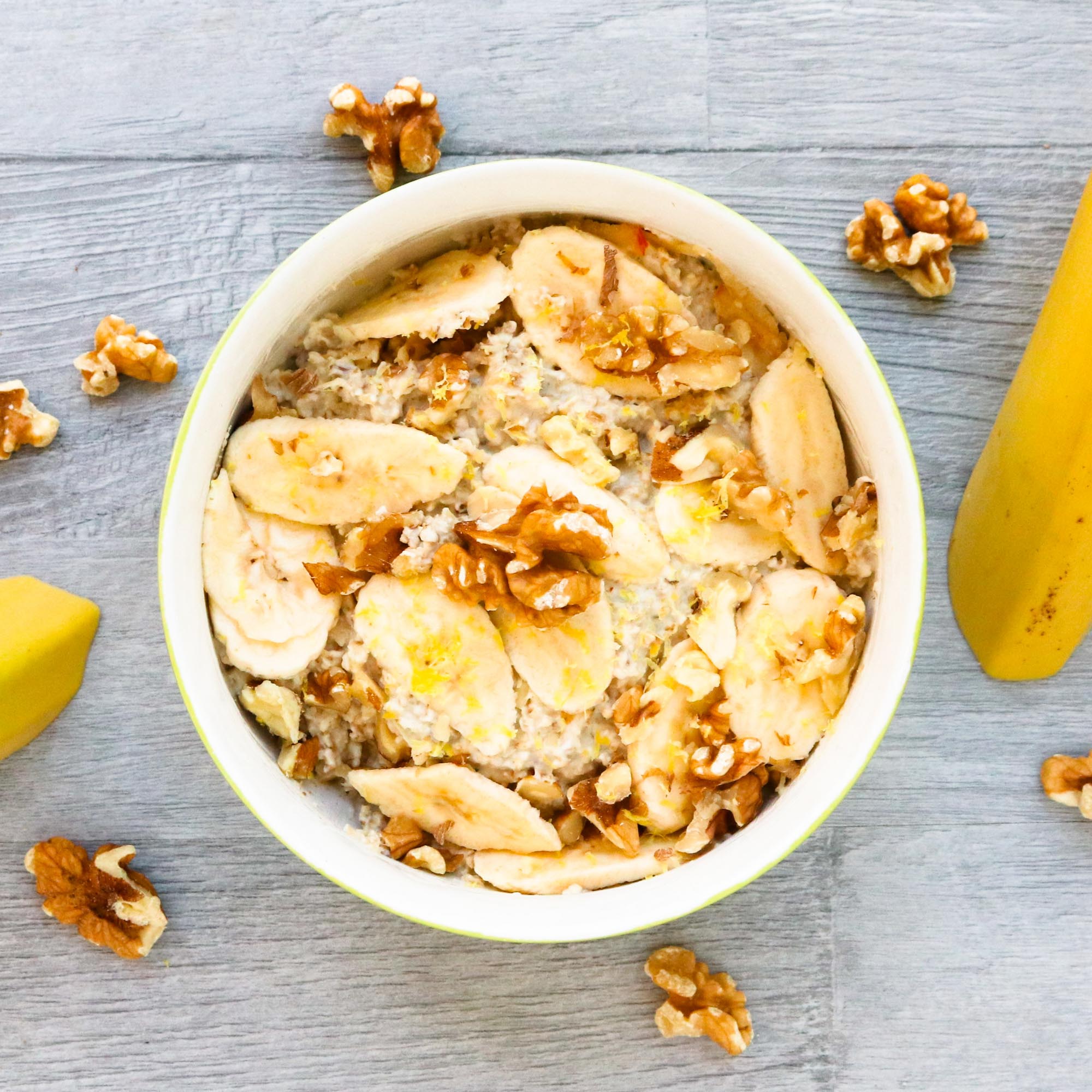 Basisches Müsli mit Banane