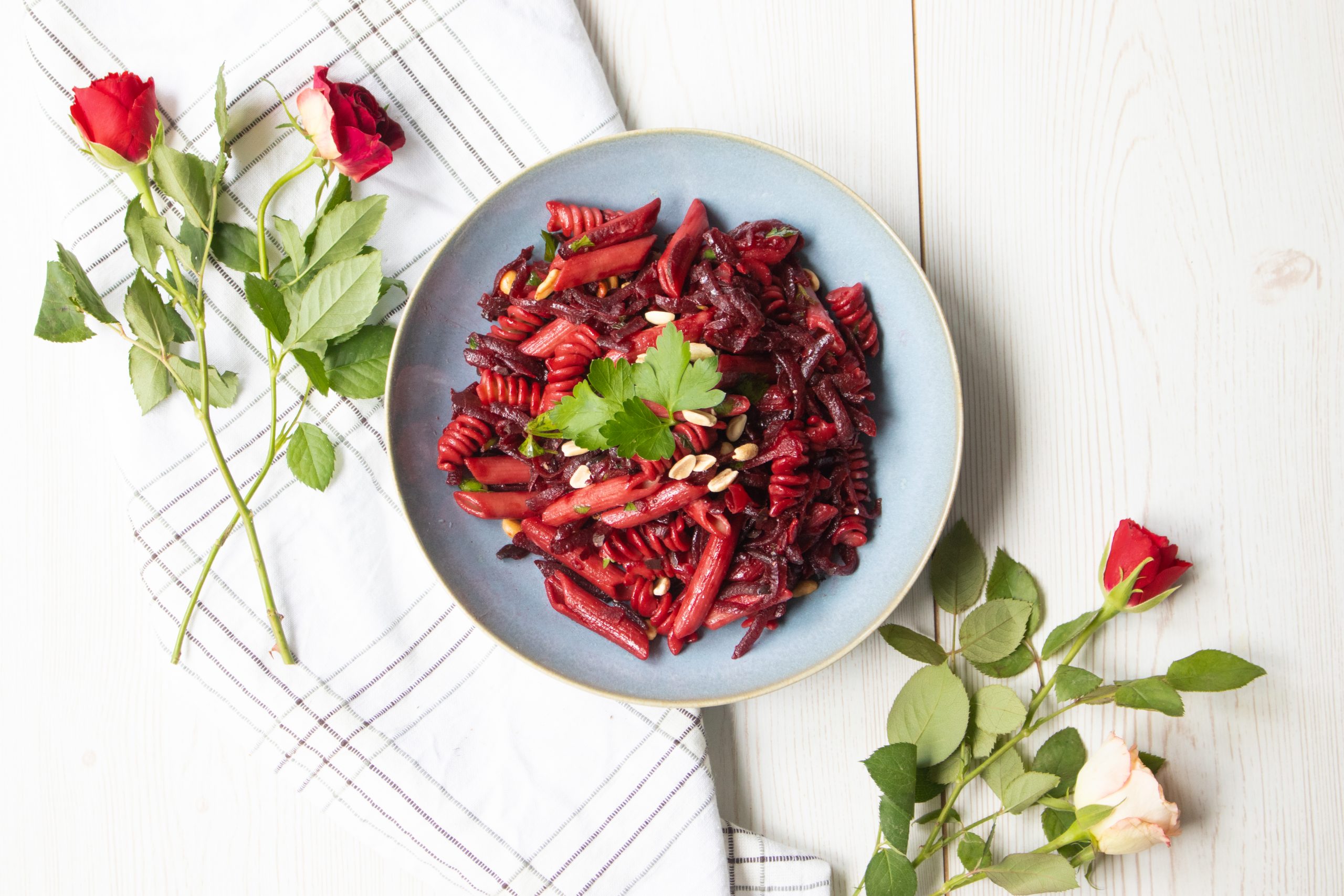 Rote-Rüben-Pasta (glutenfrei)