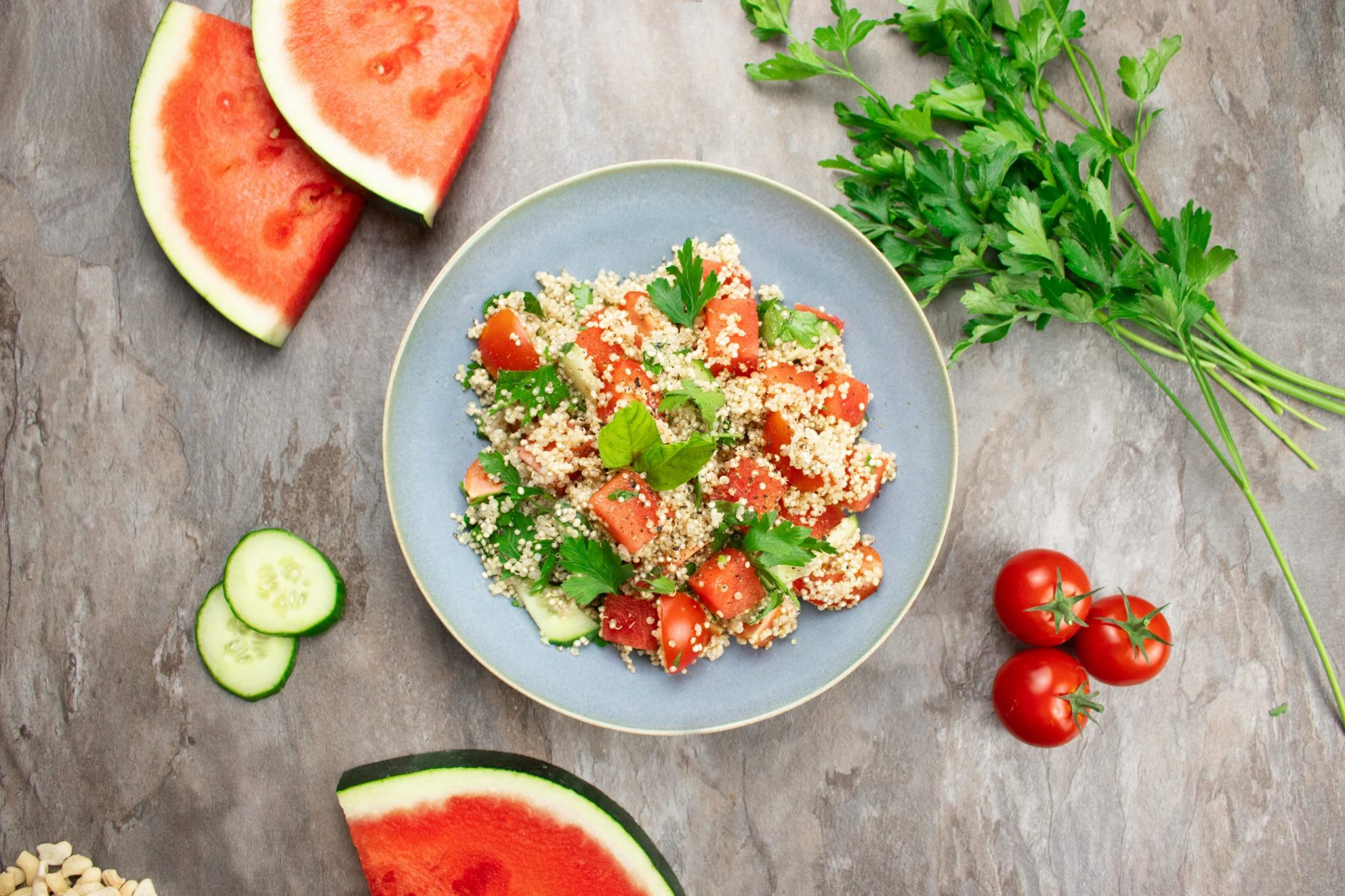 Quinoa-Melonen-Salat